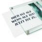 Preview: Tuerschild Wechselrahmen für Din A4 que